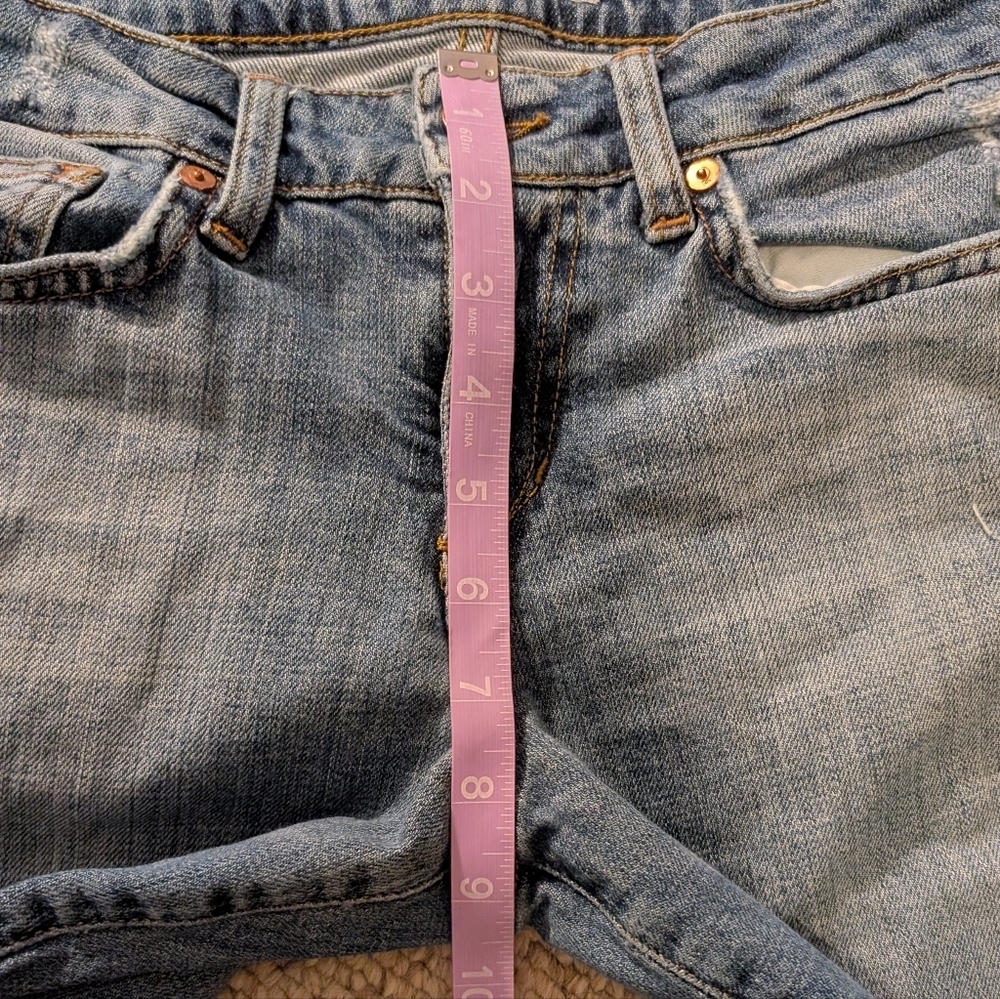 Joe's Jeans, size 29 distressed light wash - Picture 6 of 10